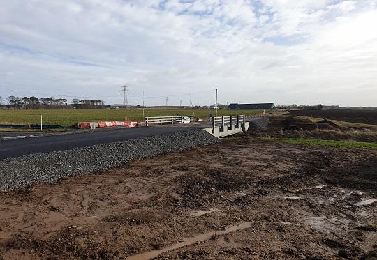 Completion of Moatmill Temporary Access Bridge